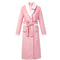 Plush Warm Flannel Kimono Winter Thick Couple Robe Coral Fleece Sleepwear Bathrobe Gown With Pocket 7