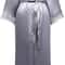 Bridesmaid Bride Robes New Silk Satin Lace Robes Wedding Long Robe Womens Bathrobe 3
