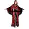 Pure Long Black Silk Satin Kimono Pajamas Women Robes Sleepwear With Lace Trim Wedding Bride Gown P 2