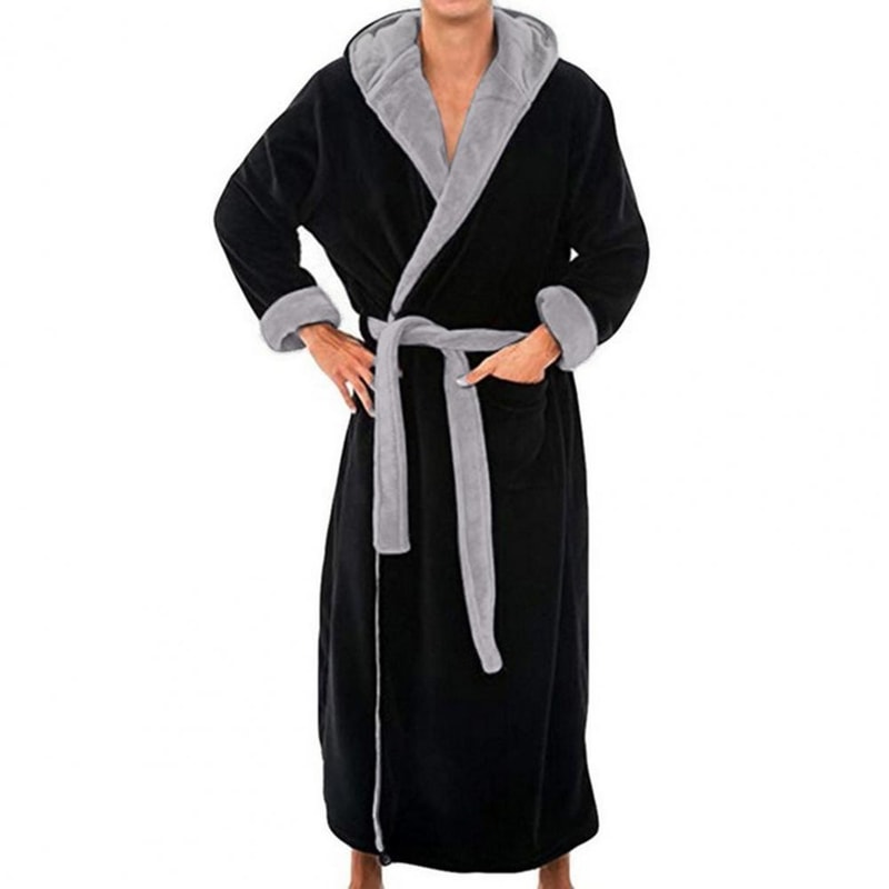 Pure Long Black Silk Satin Kimono Pajamas Women Robes Sleepwear With Lace Trim Wedding Bride Gown P 0