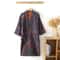 Cotton Kimono Pajamas Robes For Spring Mens Oversized Bathrobe Jacquard Printed Roomwear Medium Len 1