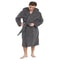 Mens Warm Robe Pajamas For Fall And Winter Couple Robe Shu Cotton Velvet Jacquard Hooded Thickened 7