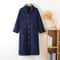 Warm Cotton With Filler Robe For Women Autumn Winter Ladies Bathrobe Long Sleeve Dressing Gown Robe 3