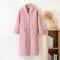 Warm Cotton With Filler Robe For Women Autumn Winter Ladies Bathrobe Long Sleeve Dressing Gown Robe 2