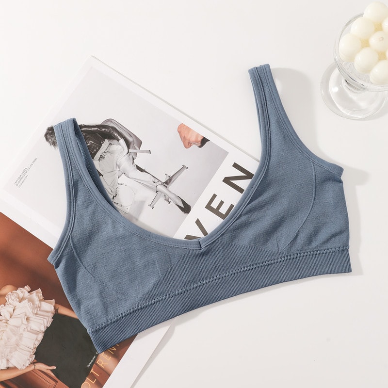 Women Seamless Bras Nonwire PushUp Brassiere Sexy Lingerie Crop Top Sports Underwear For Small Ches 1