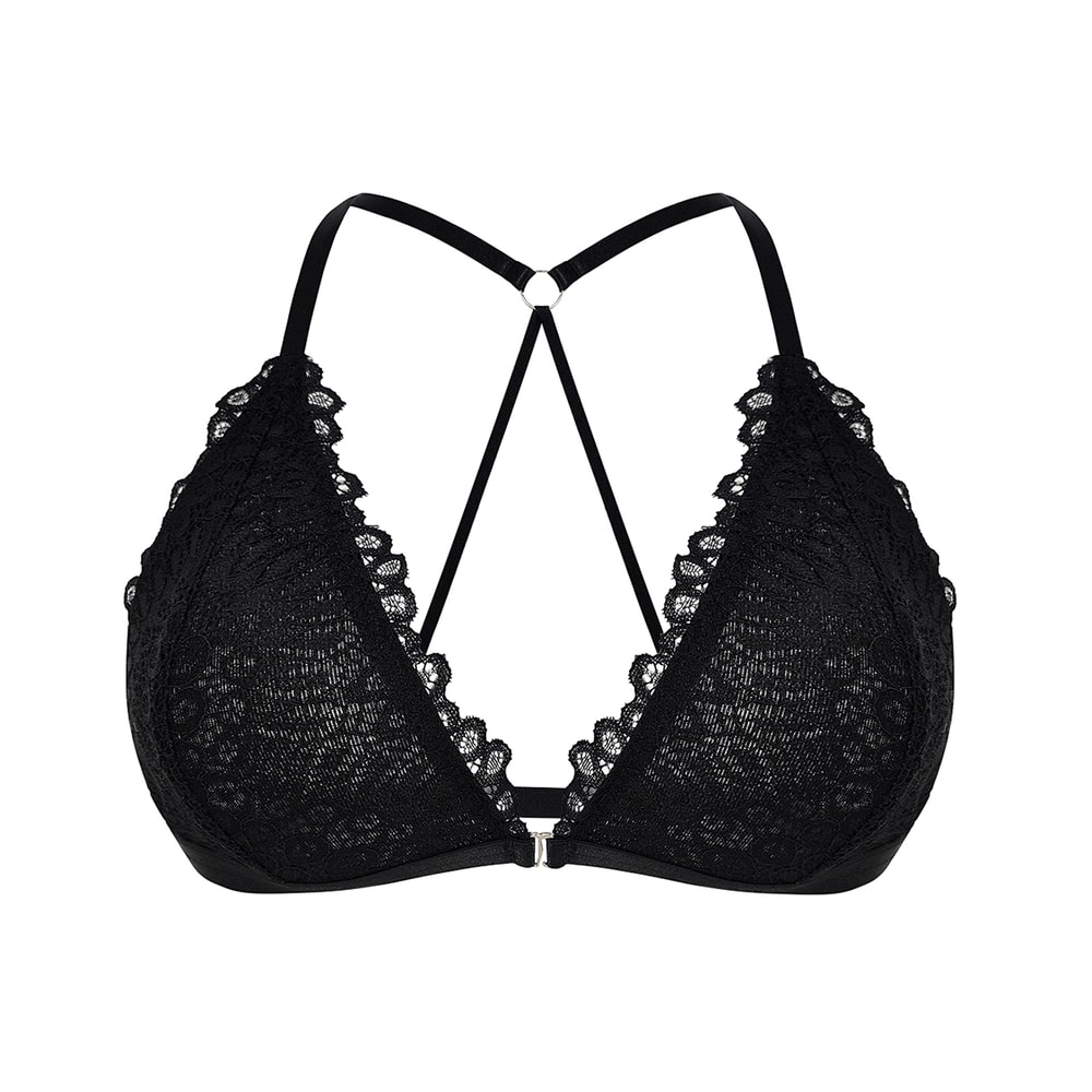 Comfortable Lace Wireless Plus Size Brassiere Charming Sexy Women Bras Front Closure Backless Femal 8