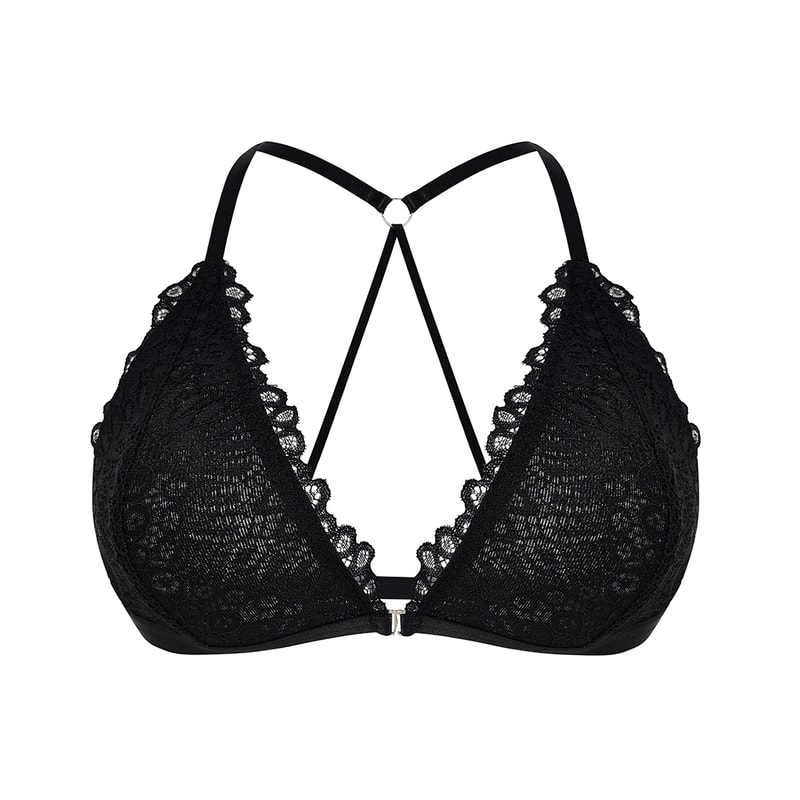 Comfortable Lace Wireless Plus Size Brassiere Charming Sexy Women Bras Front Closure Backless Femal 8