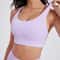Fitness Sport Bra Top Solid Color Women Cross Back Bra Soft Gym Yoga Athletic Workout With Chest Pa 17