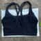 Fitness Sport Bra Top Solid Color Women Cross Back Bra Soft Gym Yoga Athletic Workout With Chest Pa 5