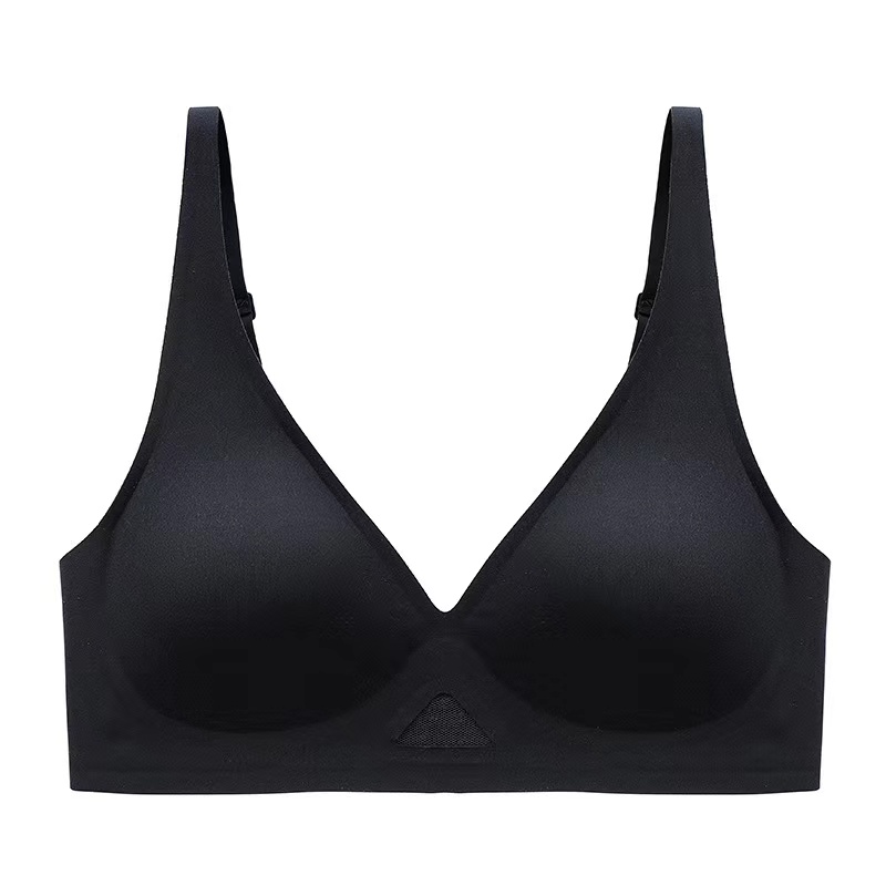 Push Up Bra For Women Seamless Uback Nonwire Brasiere Invisible Underwear Breathable Mesh VNeck Sex 1