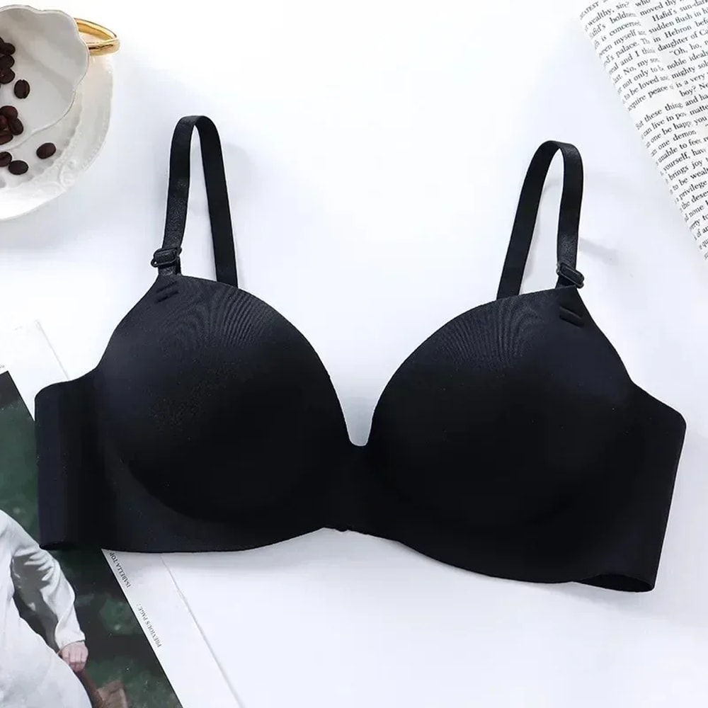 Sexy Push Up Women Seamless Bra Bralette No Wire Breathable Wireless 34 Cup Lingerie For Girls 1