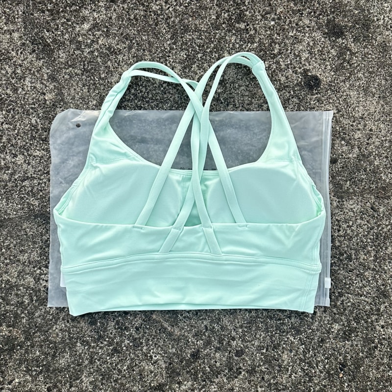 Womens Solid Color Fitness Sport Bra Cross Soft High Strength Tight Top Yoga Gym Underwear With Che 8