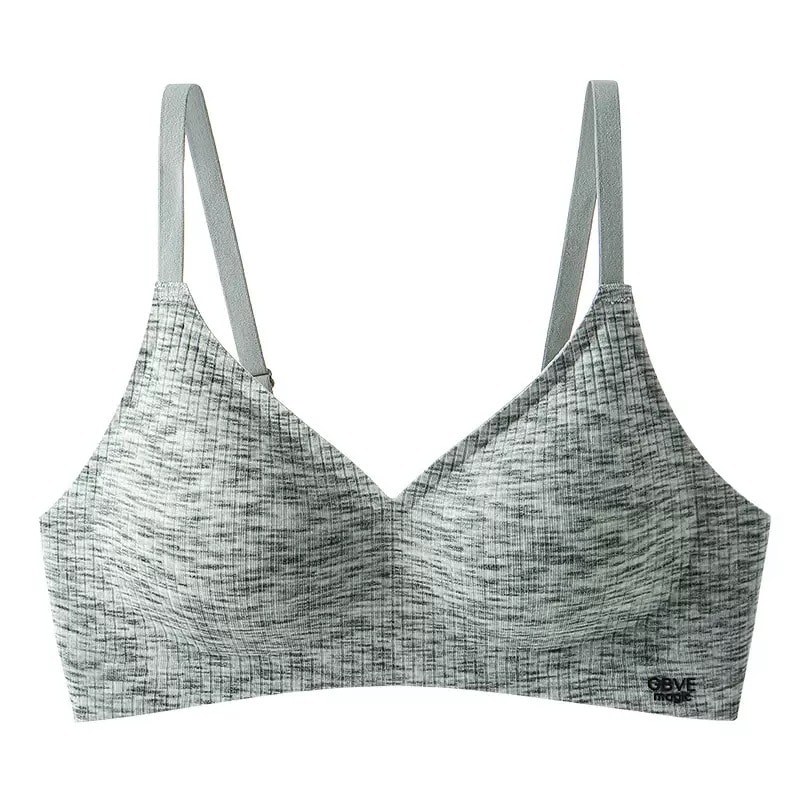 Push-Up Bra for Small Breasts, Korean Style Wire-Free, Wide Bust Design for Female Students