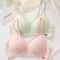 Push-Up Bra for Small Breasts, Korean Style Wire-Free, Wide Bust Design for Female Students