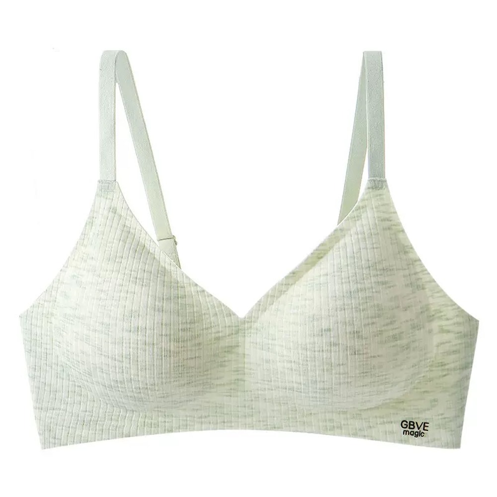 Push-Up Bra for Small Breasts, Korean Style Wire-Free, Wide Bust Design for Female Students