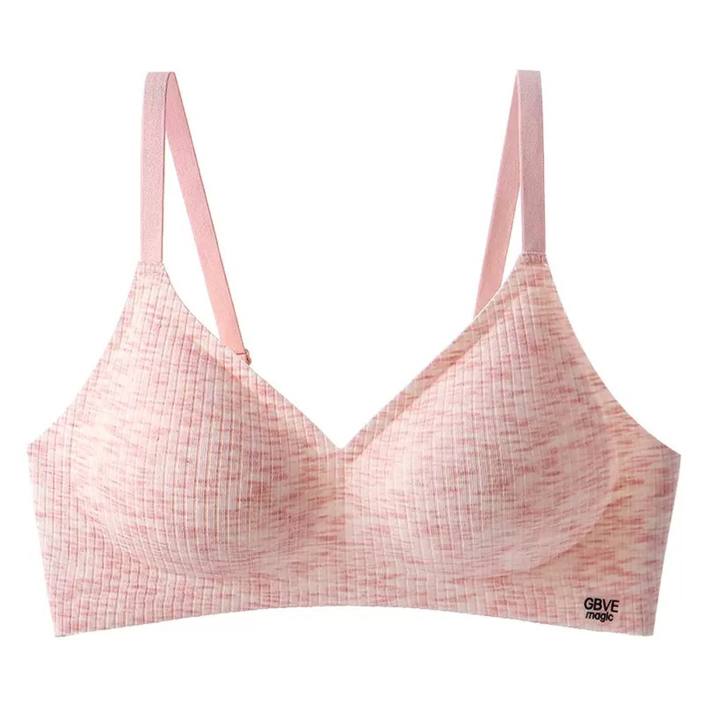 Push-Up Bra for Small Breasts, Korean Style Wire-Free, Wide Bust Design for Female Students