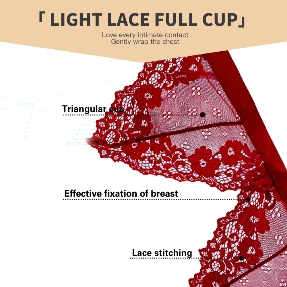 Sexy Flower Lace Bra Womens Sexy Hollow Out Bralette Breathable Transparent Bras Unlined Underwear 6