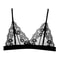 Sexy Flower Lace Bra Womens Sexy Hollow Out Bralette Breathable Transparent Bras Unlined Underwear 1