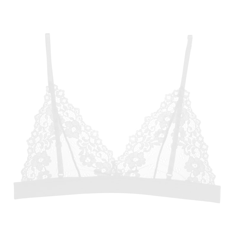 Sexy Flower Lace Bra Womens Sexy Hollow Out Bralette Breathable Transparent Bras Unlined Underwear 3