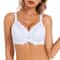 Sheroine Underwire Women Bras Lace Floral Minimizer Full Coverage Non Padded Unlined Everyday Comfo 2
