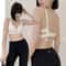 Seamless Womens Underwear Summer Thin Section Comfortable Breathable Soft Support Bra For Small Che 5