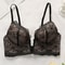 Sexy Lace V-Neck Bra for Women, Steel Ring B Cup Push Up, Full Coverage Comfortable Underwear