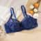 Padded Embroidery Women Sexy Lace Bra Brassiere Bralette Push Up Plus Size Breathable Steel Ring Th