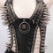 Gothic Bustier Y2K Punk Studded Crop Top Vegan Leather Goth Clothes Skull Grunge Emo Tank 11
