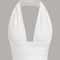 Backless Solid White Crop Halter Top For Women Deep Vneck Sleeveless Tank Summer Club Streetwear Fa 1