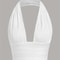 Backless Solid White Crop Halter Top For Women Deep Vneck Sleeveless Tank Summer Club Streetwear Fa 1