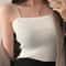 Summer Sleeveless Camis Casual Women Halter Crop Tops Backless Strap Tank Top 5