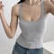 Sculpted Square Neck Tank Top For Women Fashionable Tank Top Women Square Neck Top 6