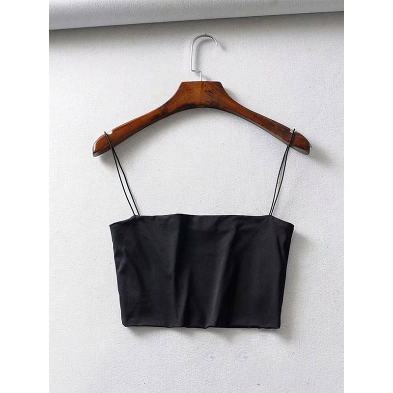 Sexy Elastic Cotton Camis Summer Womens Crop Top Sleeveless Short Tank Bar 4