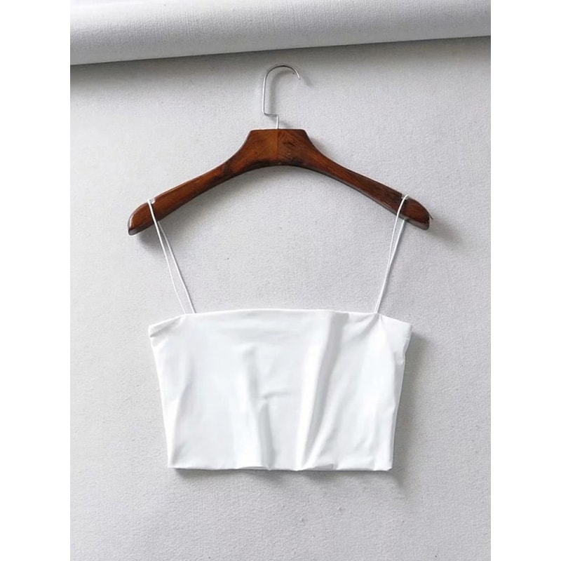 Sexy Elastic Cotton Camis Summer Womens Crop Top Sleeveless Short Tank Bar 2