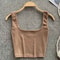 Tank Top Women Sexy Backless Y2k Top Slim Fit Bottoming Blouse Solid Crop Top Sleeveless Camis Muje 6
