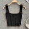 Tank Top Women Sexy Backless Y2k Top Slim Fit Bottoming Blouse Solid Crop Top Sleeveless Camis Muje 9