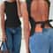 Sexy Solid Color Backless Tank Top for Summer, Women's Sleeveless Knot Tee, Streetwear Clothes