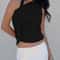 Vintage Backless Sexy Off Shoulder Halter Tank Top Sleeveless Crop Top Women Casual Club Summer Clo 1
