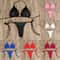 Sexy Summer Swimsuit Women Bikini Set Pushup Padded Bra Thong Swimwear Beachwear Bathing Suit 6
