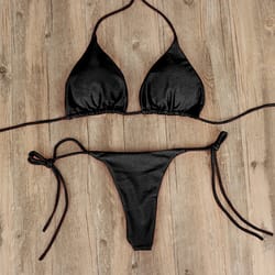 sexy summer swimsuit women bikini set, push-up padded bra, thong swimwear, beachwear bathing suit