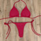 Sexy Summer Swimsuit Women Bikini Set Pushup Padded Bra Thong Swimwear Beachwear Bathing Suit 3
