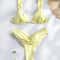 Sexy Folds Bikini Set Solid Micro Bikinis Women Swimsuit Female Triangle Swimwear Beach Wear Bathin 12