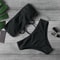 New Bikini High Waist Strapless Sexy Swimwear Women Fashion Swimsuit Padded Bathing Suit Monokin Pu 2