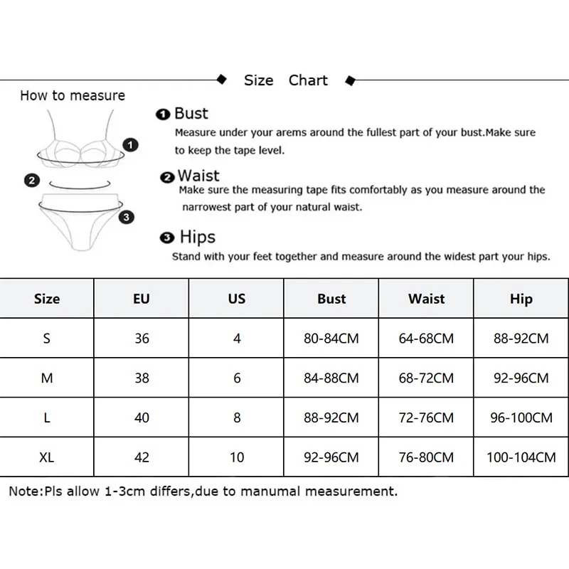 Sexy Summer Brazilian Bikini Set For Women PushUp Swimwear Bandage Top Thong Bathing Suit 5