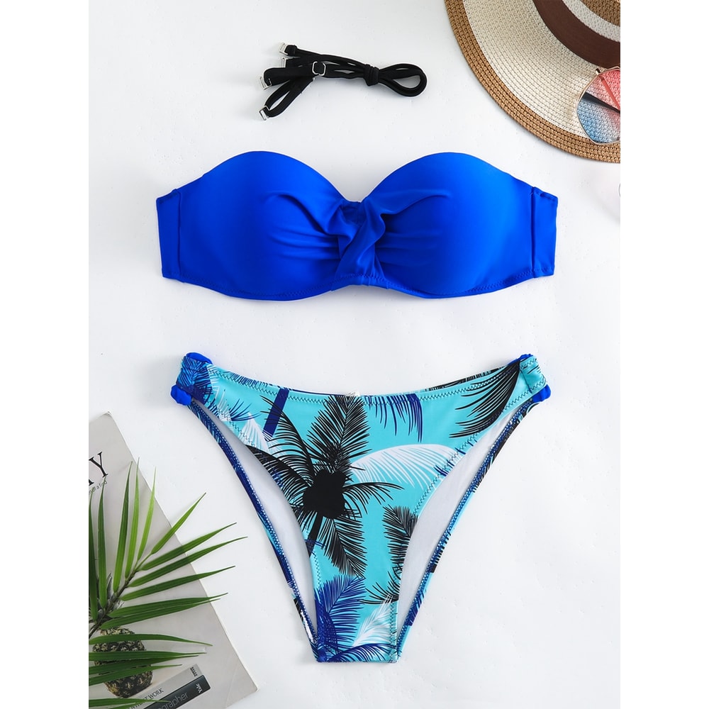 Sexy Low Waist Bottom Swimwear Push Up Top Women Bikinis Set Female Swimsuit Bathing Suit Beachwear 3