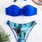 Sexy Low Waist Bottom Swimwear Push Up Top Women Bikinis Set Female Swimsuit Bathing Suit Beachwear 3