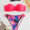 Sexy Low Waist Bottom Swimwear Push Up Top Women Bikinis Set Female Swimsuit Bathing Suit Beachwear 1