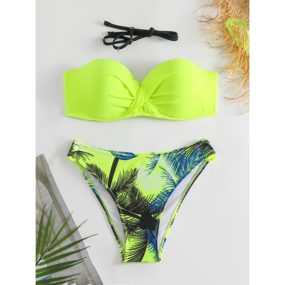 Sexy Low Waist Bottom Swimwear Push Up Top Women Bikinis Set Female Swimsuit Bathing Suit Beachwear 0