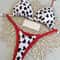 Womens Fashion Gstring Bikini New Split Print Swimwear Beach Holiday 3
