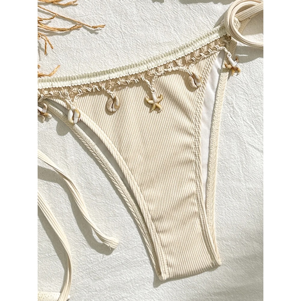 Peachtan Thong Bikini Women Push Up Swimwear 2 Piece Summer Women Beachwear Bikini Bathing Suit For 8